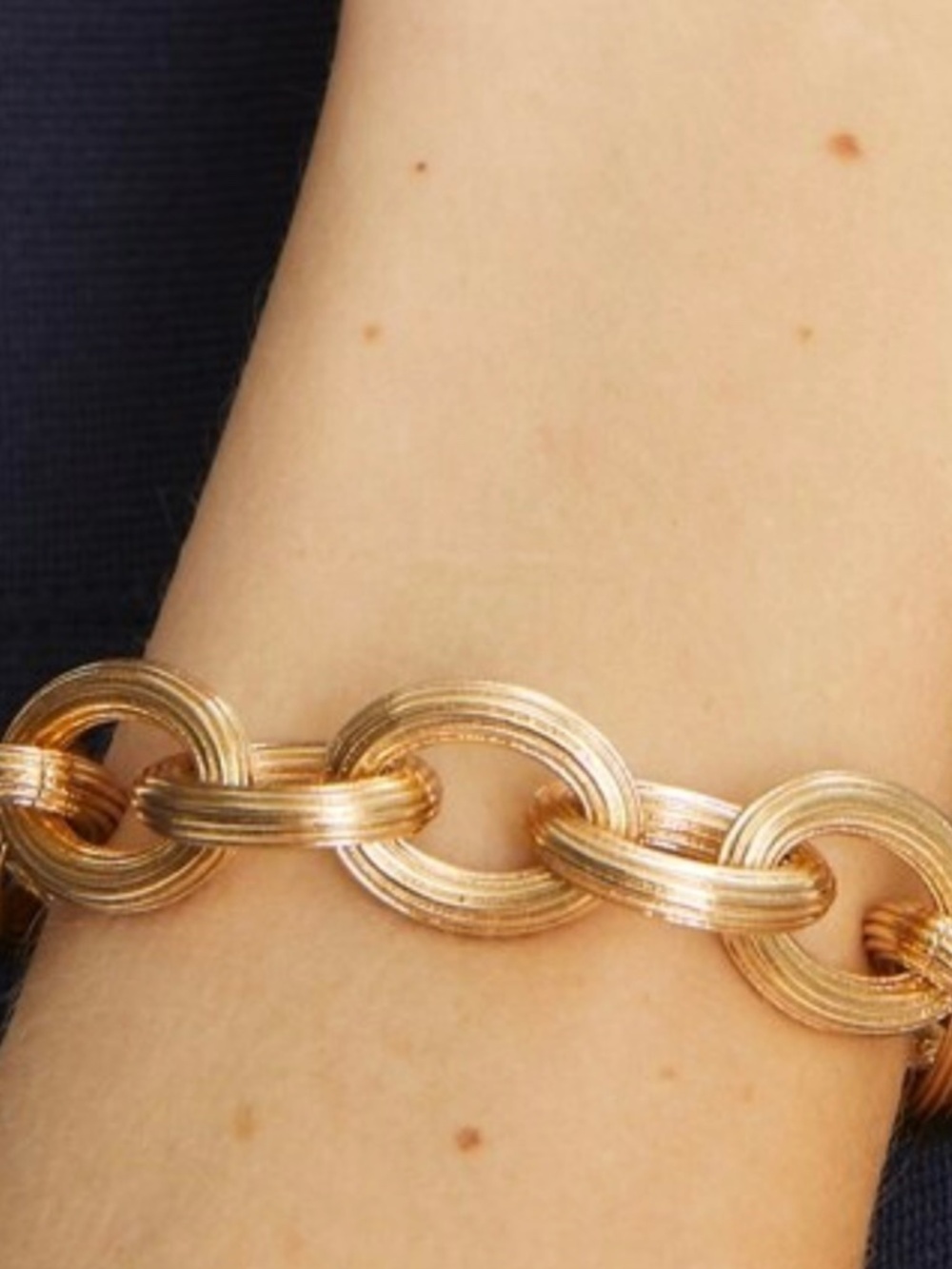 Tory Burch Gold Plated Toggle Bracelet